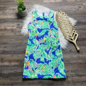 Lilly Pulitzer Beckon Blue Wake Up Call Mila Shift Dress 29527